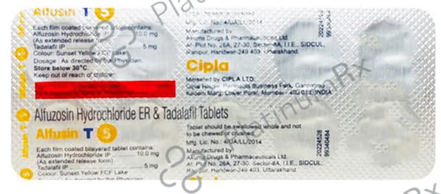 Alfusin T 10/5mg Tablet 10s