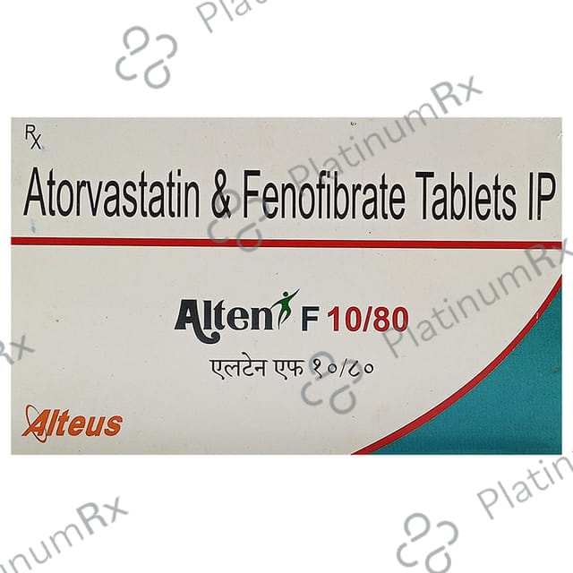 Alten F 10/80mg Tablet 15s