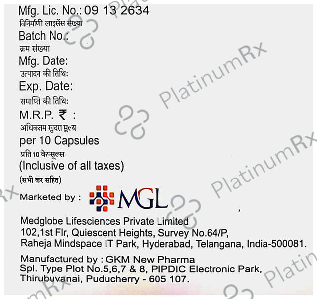 Cdstat CL 10/75mg Capsule 10s