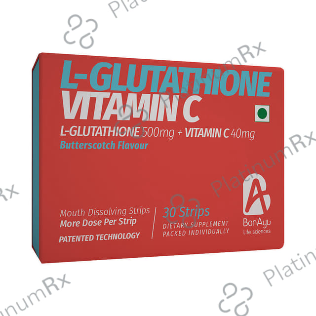 BonAyu Glutathione + Vitamin C Mouth Dissolving Strip