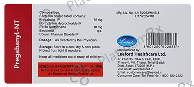 Pregabanyl NT Tablet 10s
