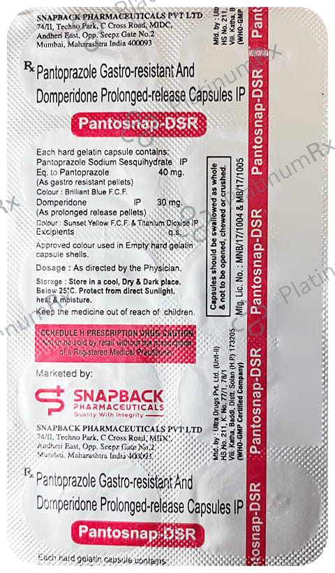 Pantosnap-DSR Capsule