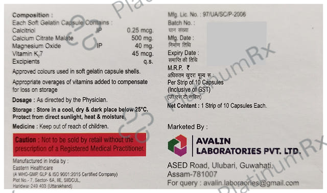 Lisium K2 Soft Gelatin Capsule
