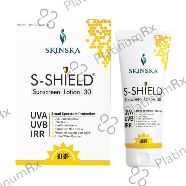 Skinska S Shield Sunscreen SPF 30 Lotion 60ml