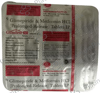 Glimfirst M 2/500mg Tablet PR 15s