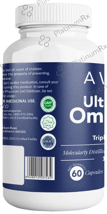 AIWO Ultimate Omega -3 Triple Strength 1000mg Capsule