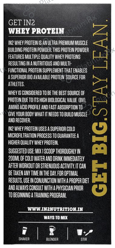 IN2 Whey Protein Sachets (5+1 Free) Banana