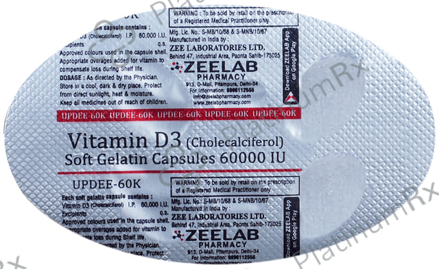 Updee 60K Soft Gelatin Capsule