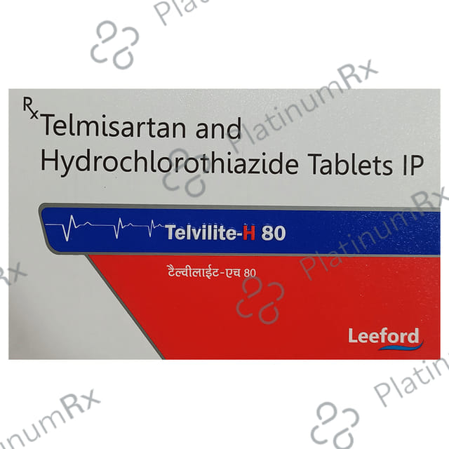 Telvilite H 80/12.5mg Tablet 10s