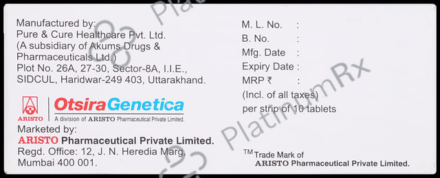 Amlosafe MT 50 5/47.5mg Tablet PR 10s