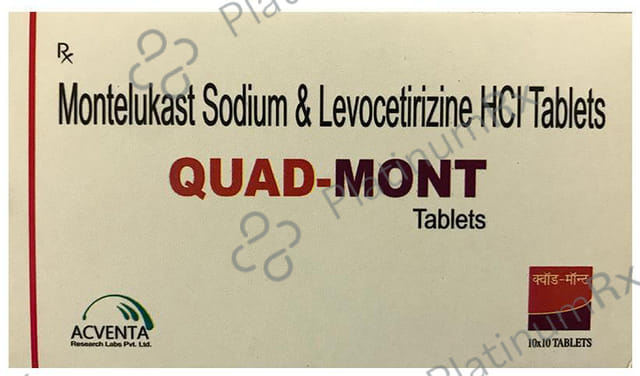Quad Mont 5/10mg Tablet 10s