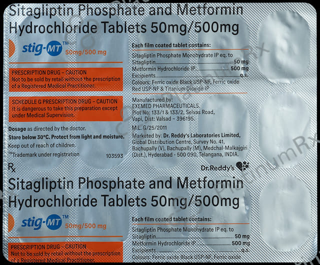 Stig MT 50/500mg Tablet 15s