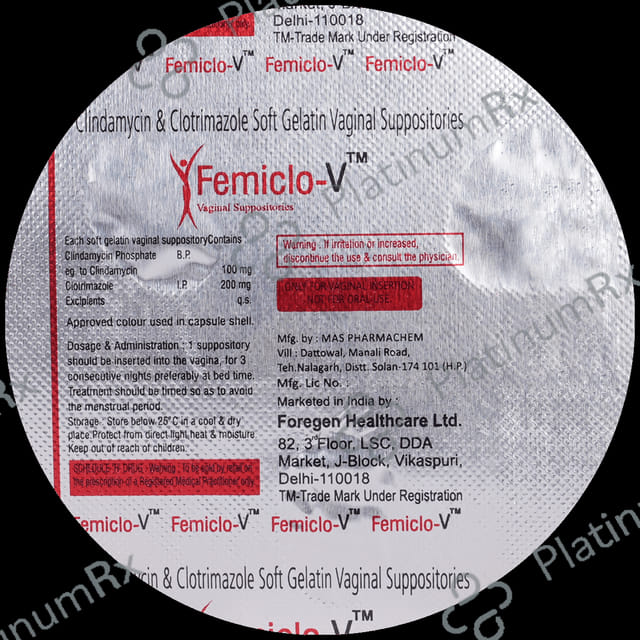 Femiclo V 100/200mg Tablet VT 3s