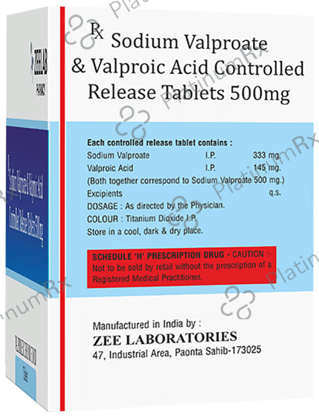 Valprolex Chrono 500 CR Tablet