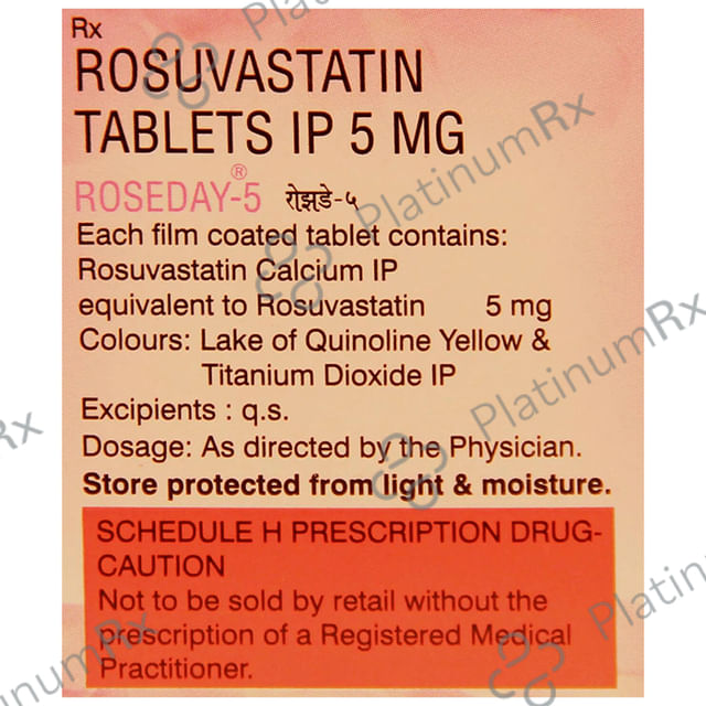 Roseday 5mg Tablet 15s