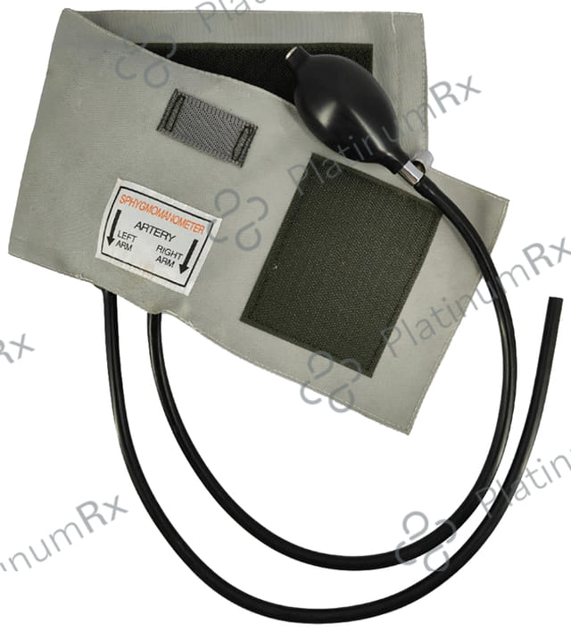 Bos Medicare Surgical Blood Pressure Double Tube for Sphygmomanometer Black