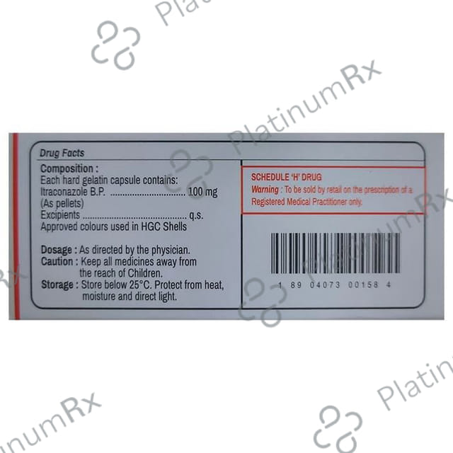 Mitraa 100mg Capsule 4s