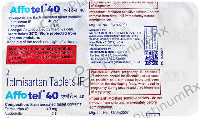 Affotel 40mg Tablet 15s