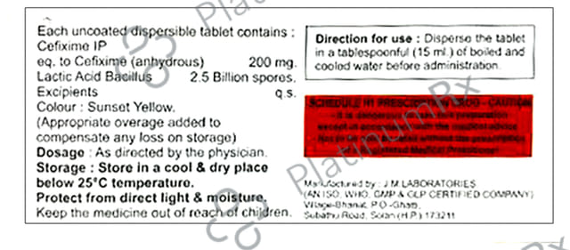 Cefriser-LB Tablet DT
