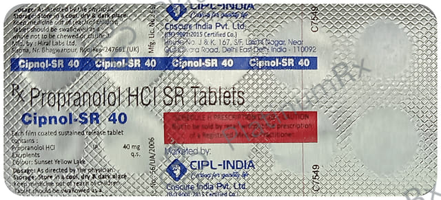 Cipnol SR 40mg Tablet 10s
