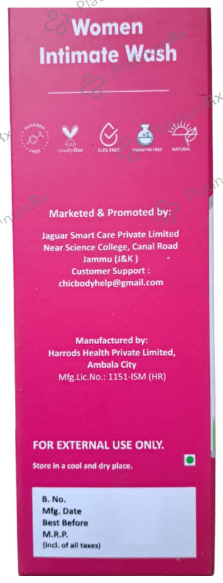 Chic Body Say Hi To Women Intimate Wash 120ml