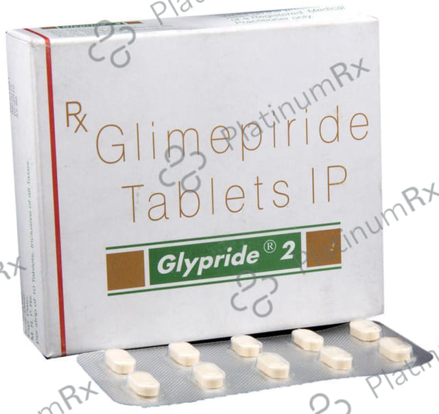 Glypride 2mg Tablet 10s