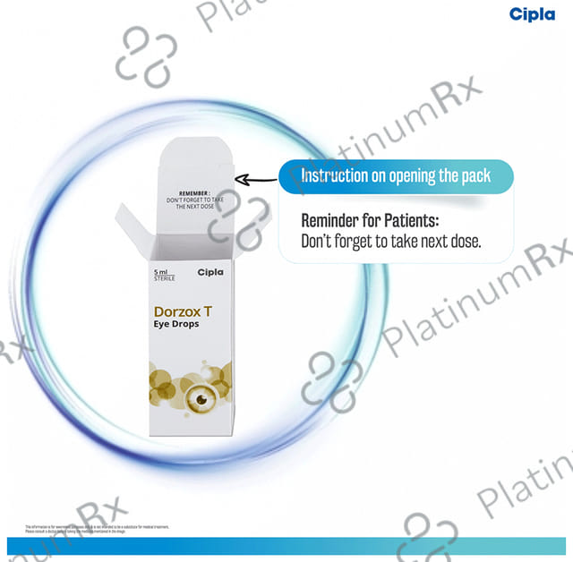 Dorzox T Eye Drop 5ml
