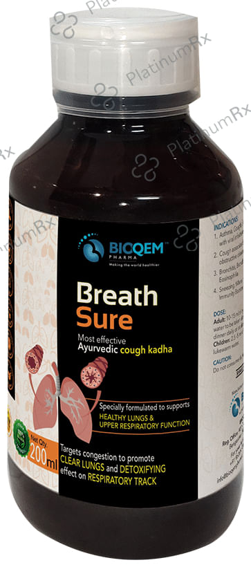 Bioqem Pharma Breath Sure Ayurvedic Cough Kadha