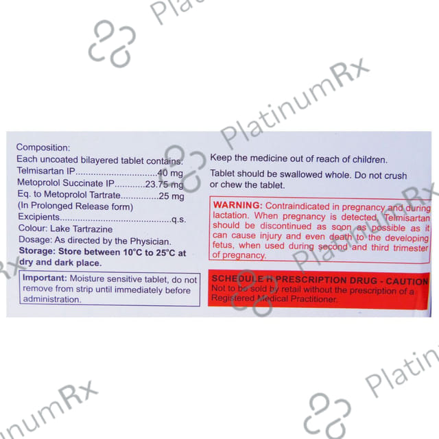 Eritel Beta 25/40mgmg Tablet 15s