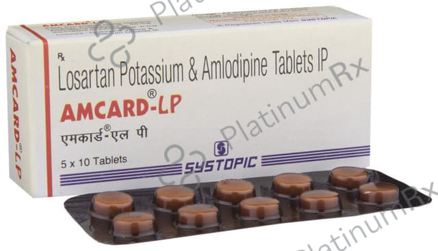 Amcard LP 5/50mg Tablet 10s