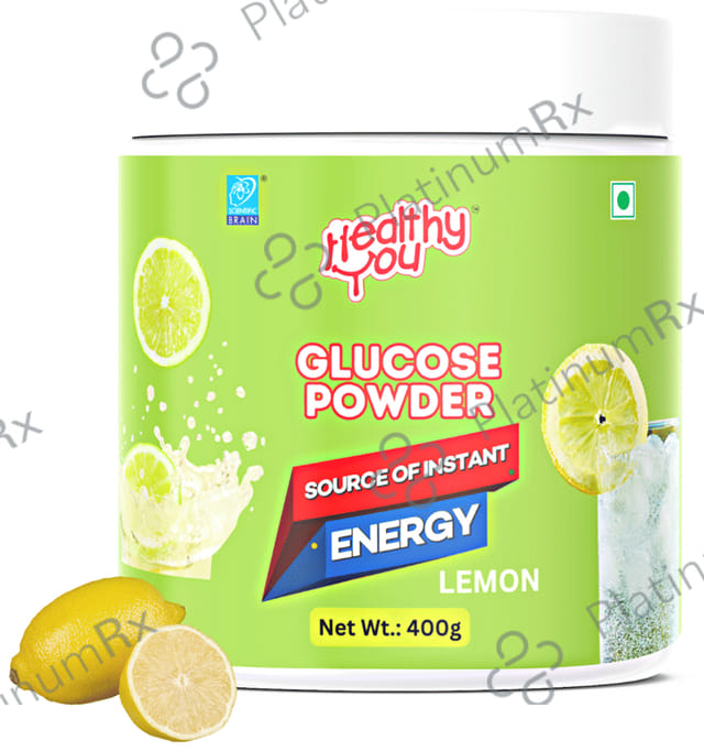 Healthy You Glucose Instant Drink with Vitamin C Lemon Powder 400 gm
