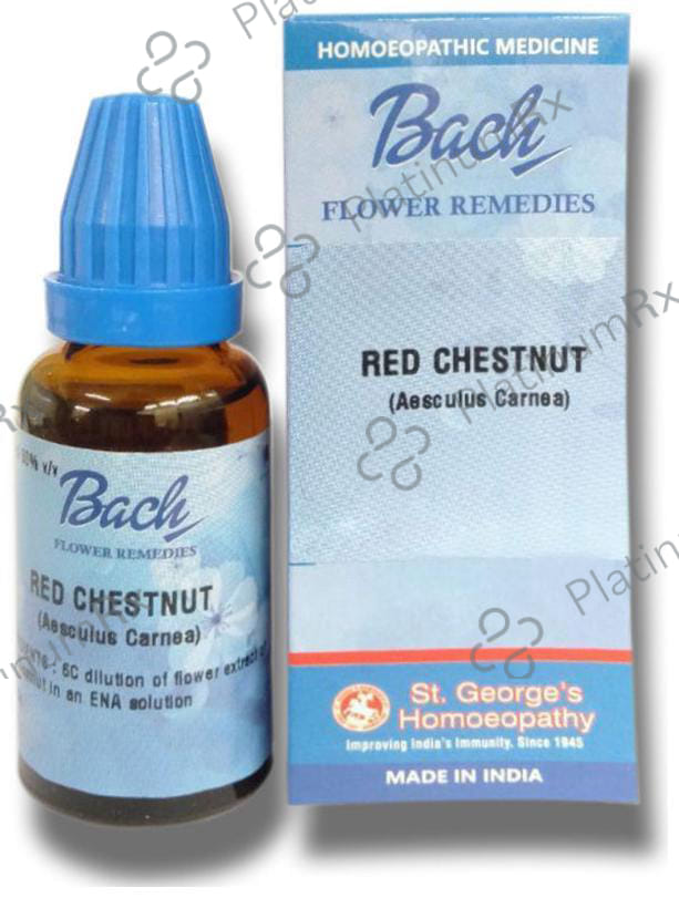 St. George’s Bach Flower Red Chestnut 100 ml