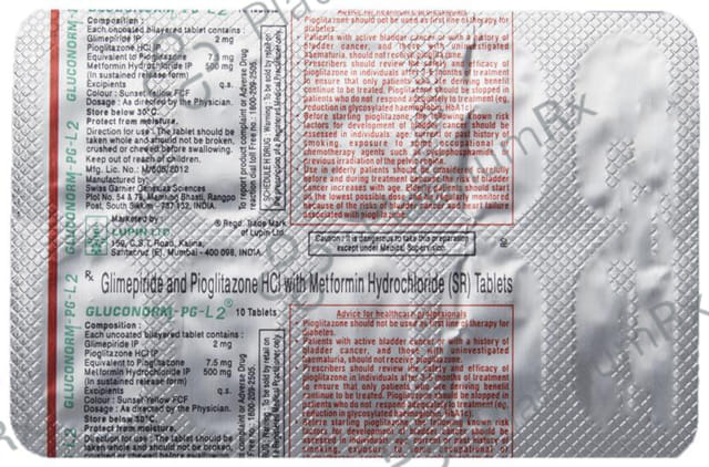 Gluconorm-PG-L2 Tablet SR