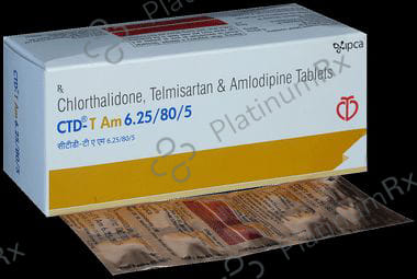 CTD T AM 5/6.25/80mg Tablet 10s