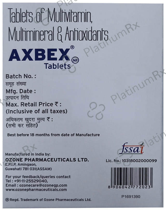 Axbex NF Tablet 15s
