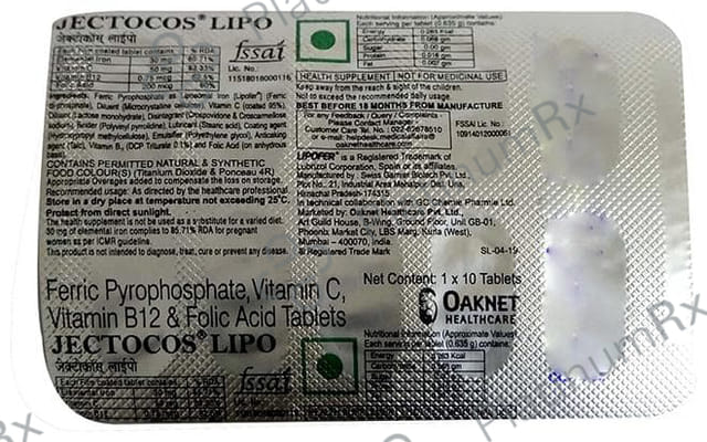 Jectocos Lipo Tablet 10s