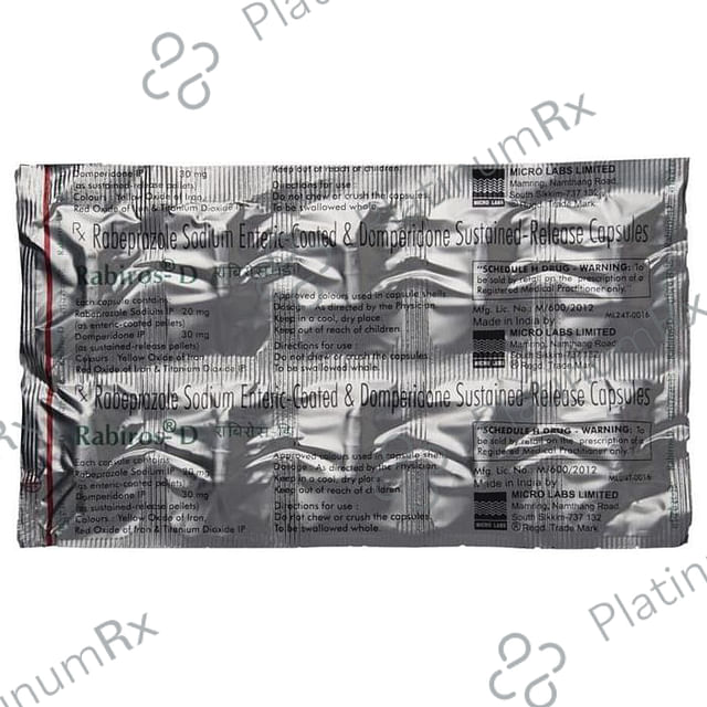 Rabiros D 30/30mg Capsule SR 10s