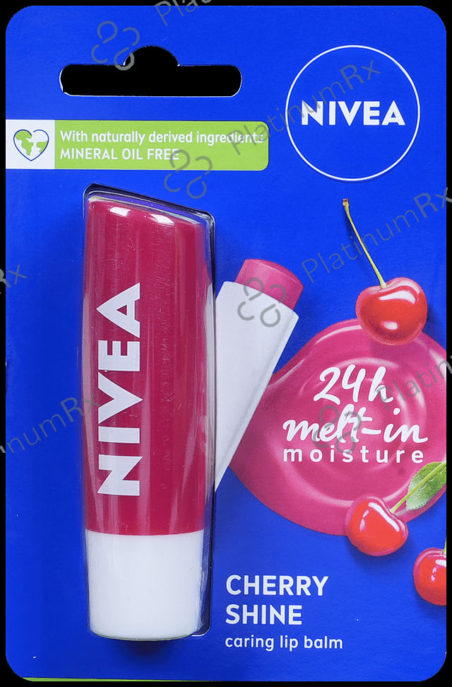 Nivea Lip Balm with Natural Oils - Cherry Shine