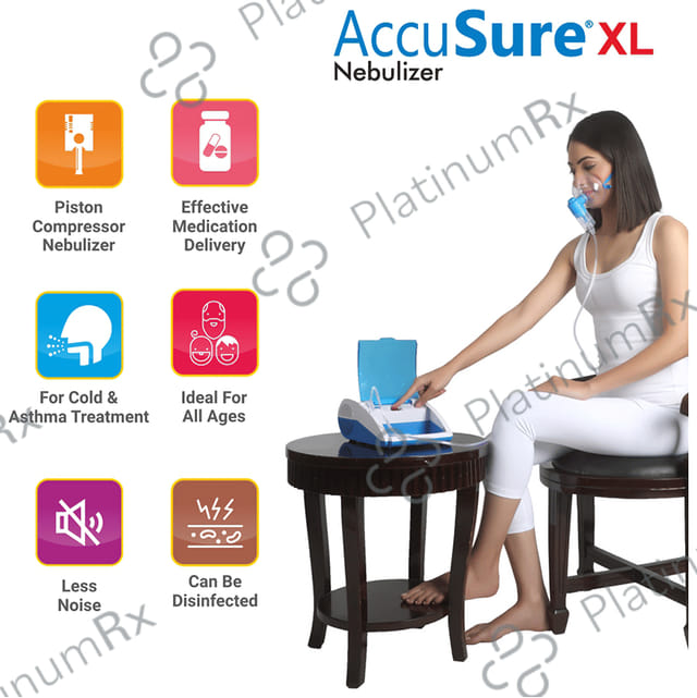AccuSure Nebulizer XL Blue