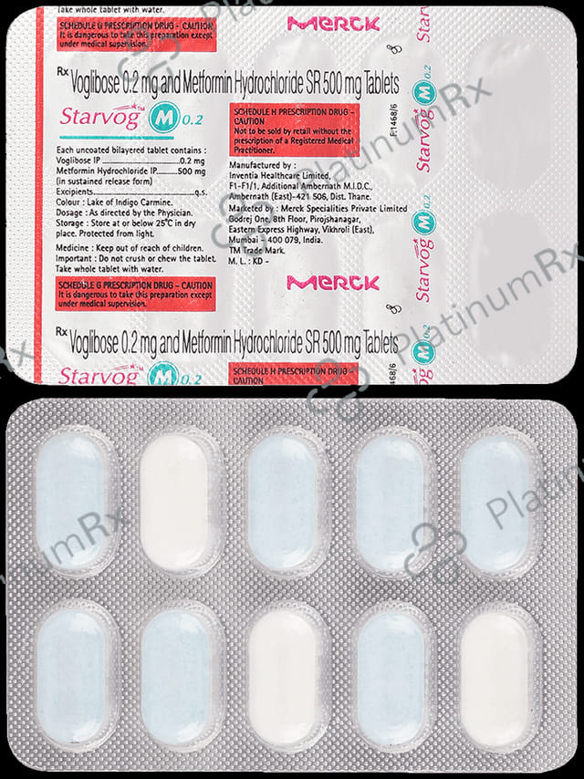 Starvog M 500/0.2mg Tablet SR 10s
