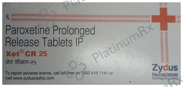 Xet CR 25mg Tablet 10s