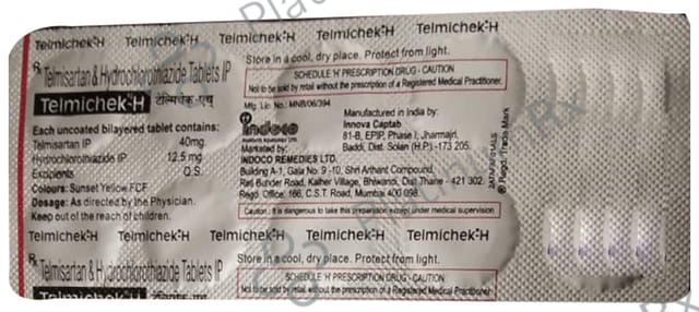 Telmichek H Tablet