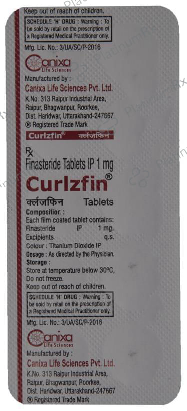 Curlzfin 1mg Tablet 10s