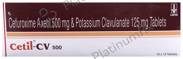 Cetil CV 500/125mg Tablet 10s