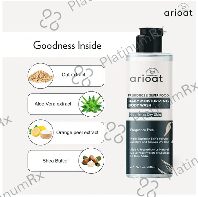Arioat Prebiotics & Super Food Daily Moisturizing Body Wash