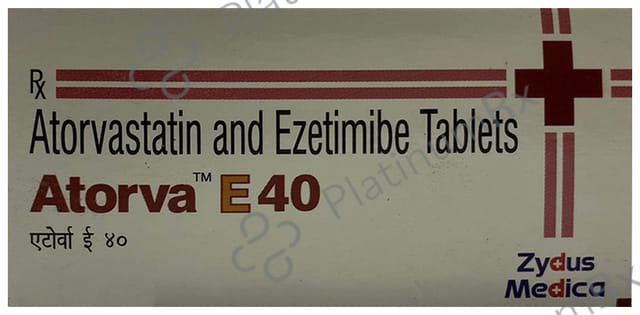 Atorva E 40/10mg Tablet 10s