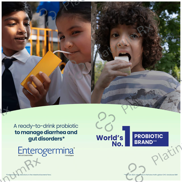 Enterogermina Probiotic Supplement Oral Suspension 10X5ml