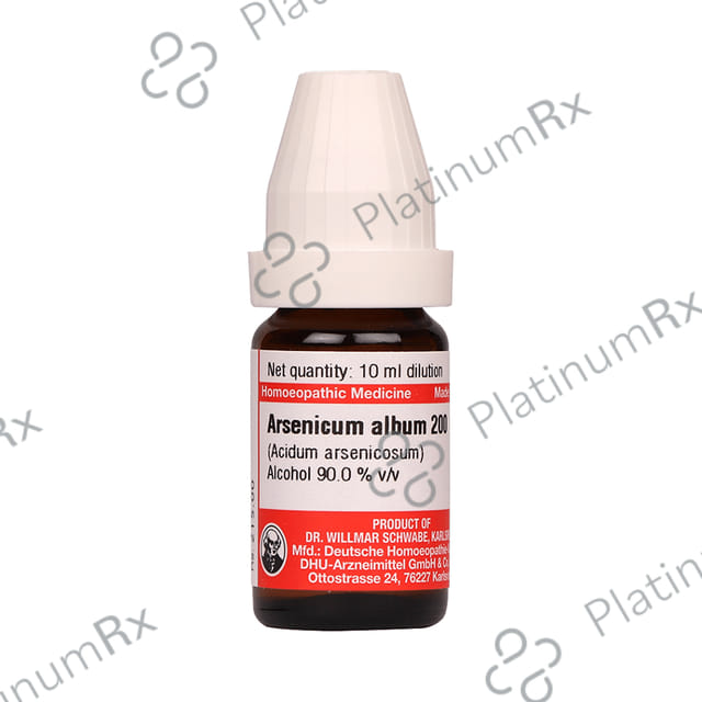Dr Willmar Schwabe Germany Arsenicum Album Dilution 200