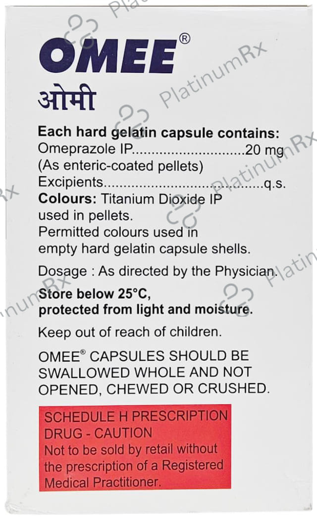 Omee 20mg Capsule 20s