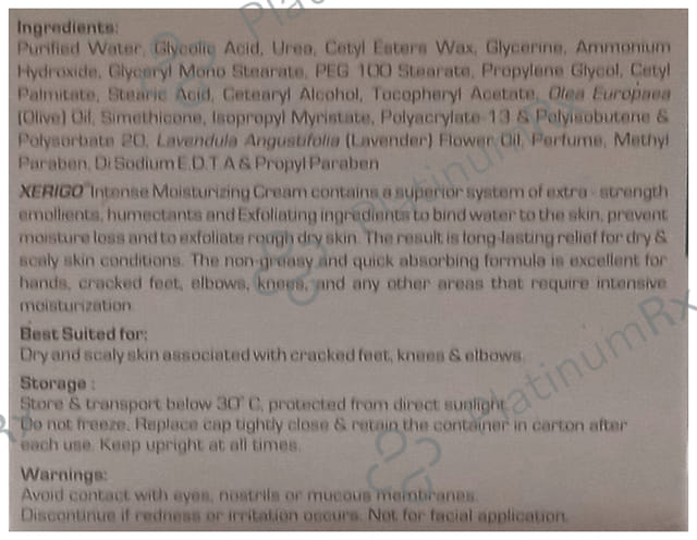 Xerigo Cream 50gm